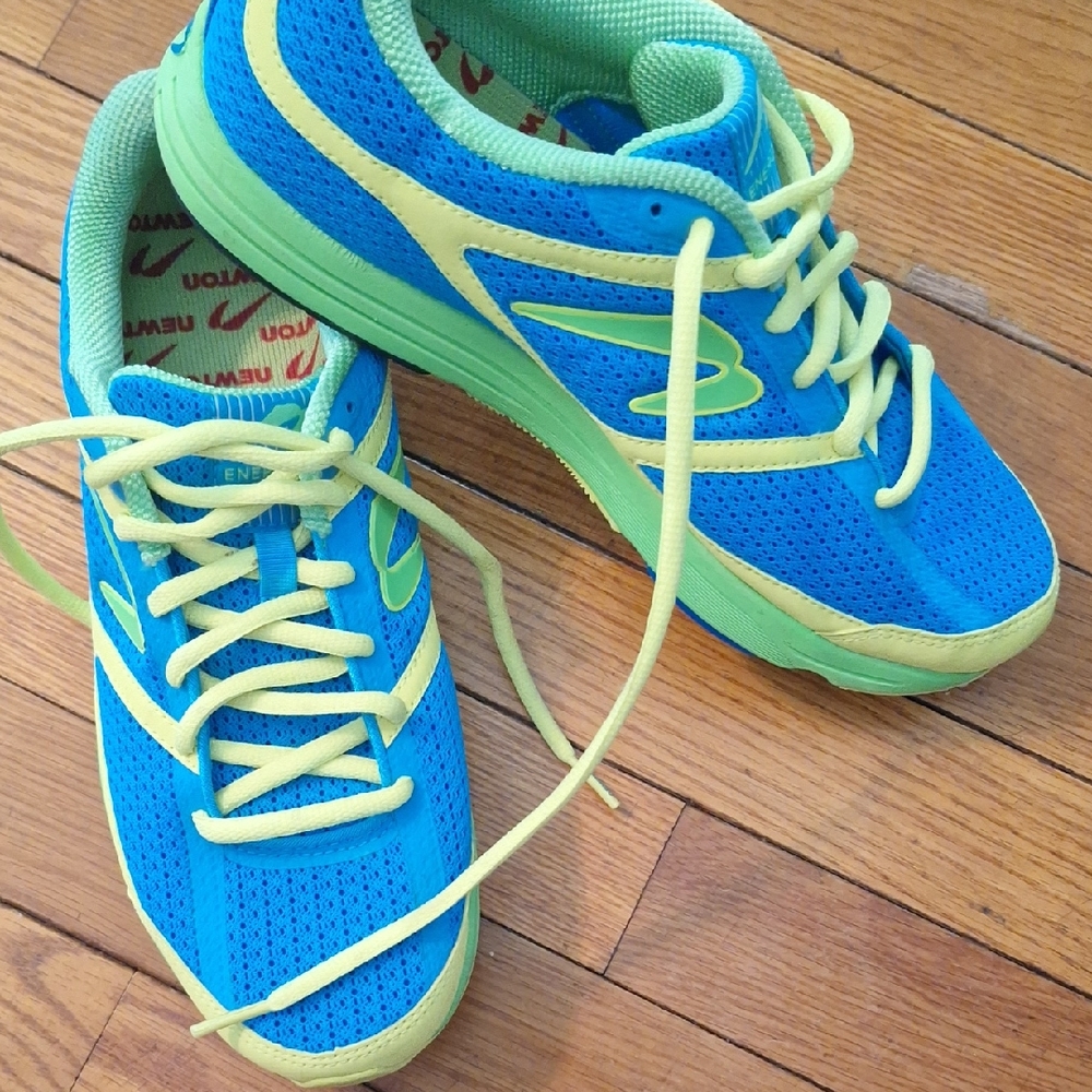 Newton Kids Blue and Yellow Sneakers
